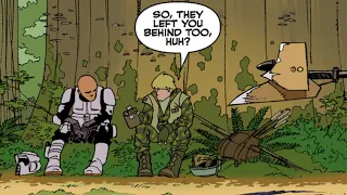 The Rebel and Scout Trooper who were left behind on Endor [Legends]