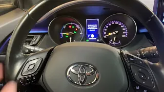 Toyota CHR 2017 service reset
