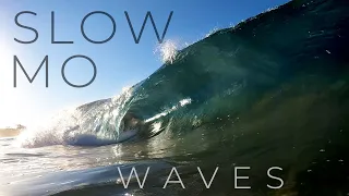 Slow Motion Ocean Waves (4k) | 528 Hz Healing Music | 3 HOUR 4k Background Screensaver