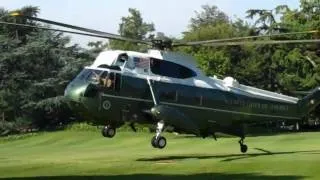 White House Departure Ceremony - Marine One Takes Off