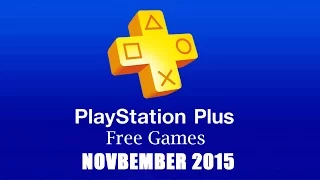 PlayStation Plus Free Games - November 2015