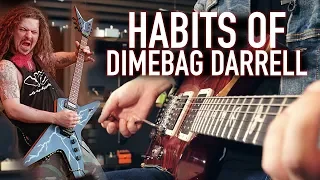 Guitar Habits of Dimebag Darrell