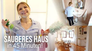 Sauberes Haus in 45 Minuten! Blitztipps Aufräumen - Speed Clean with me