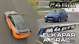 "Én PRÓBÁLTAM ÉSSZEL menni..." Skoda Fabia 1.0 TSI vs. BMW M4 GTS (Laptiming Ep. 242)