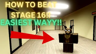 HOW TO BEAT STAGE 16 IN WALK TO SCHOOL IN OHIO ROBLOX!!! EASIEST TUTORIAL!!