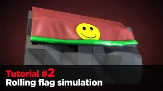 3DS MAX TUTORIAL #2: Rolling flag simulation