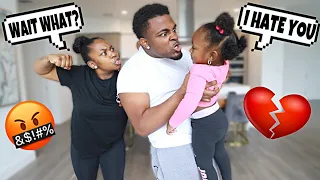 BEING MEAN TO MY DAUGHTER TO SEE MY FIANCE REACTION! *BAD IDEA*