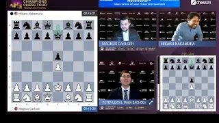 Magnus Carlsen played bongcloud opening and laugh