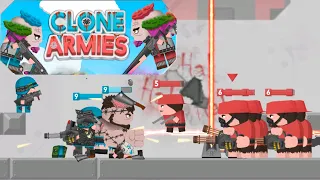 Я вернулся в Clone Armies! Тестим базы и тактику 2d games