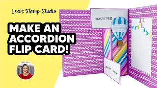 Create this Easy DIY Accordion Flip Card Using Designer Paper