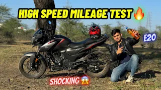 2024 SP160 High speed mileage test😳 | Honda SP160 1L Mileage |