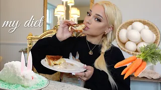 what i eat on a SPRING day! (mukbang vlog, cooking, + recipes)