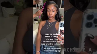 Professional Tutorial💎Flawless Sew-in Weave w/Natural Leave Out! 100% Human Hair Ft.#elfinhair