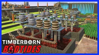 The Floating Pumping Station! - Timberborn BADTIDES Ep 20 - Update 5  Hard Mode