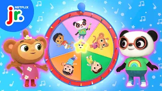 Mystery Wheel of Music 🥁 💫 Little Baby Bum: Music Time | Netflix Jr