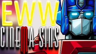 Everything Wrong With CinemaSins: The Transformers (1986) in 14 Minutes or Less