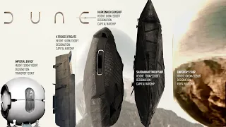 Biggest Aircrafts and Starships of Dune and Dune 2