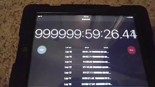 Man hits 1,000,000 hours on stopwatch (almost)