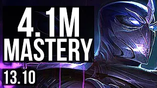 SHEN vs GWEN (TOP) | 4.1M mastery, 3/1/9, 800+ games | KR Master | 13.10