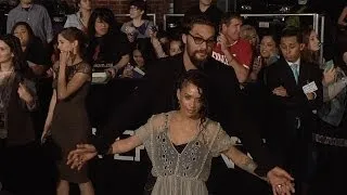 Lisa Bonet and Jason Momoa DIVERGENT World Premiere