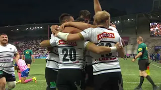 TOP 14 - Essai de Vasil LOBZHANIDZE (CAB) - Stade Français Paris - CA Brive - J26 -Saison 2021/2022