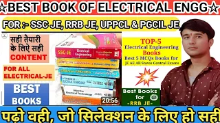 Best Book For SSC JE & RRB JE Electrical || Best Book For Electrical Engg || Nontech Book For SSC JE