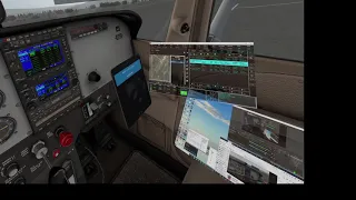 X Plane 11 51r1 VR HP Reverb G2 using Valve Index controllers with OVR Toolkit in Arizona KE24 KSOW