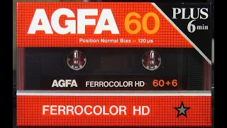 Аудиокассета AGFA Ferrocolor HD60 . 1985год. Вскрываем! #audiocassette