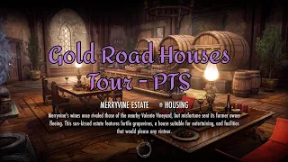 Upcoming Gold Road Houses | The Elder Scrolls Online | PTS