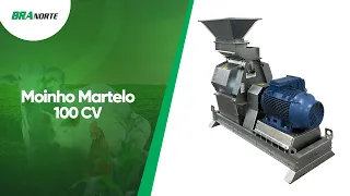 Moinho Martelo 100 CV | Triturador, Quebrador, Picador, Moedor para Milho e Outros Grãos