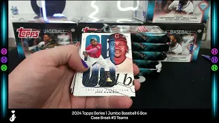 2024 Topps Series 1 Baseball Jumbo 6 Box Case Break #3