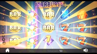 Starburst Touch BIG WIN