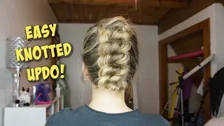 KNOTTED MOHAWK UPDO! SHORT, MEDIUM, OR LONG HAIRSTYLE!