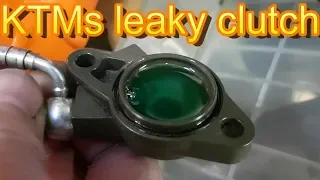 KTM's Magura Clutch - how to pull it apart... in reverse