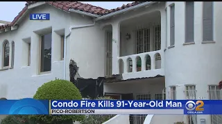 Elderly Man Dies In Condo Fire Near Beverly Hills