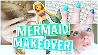 MERMAID MAKEOVER HOW-TO HAIR, MAKEUP & NAILS   ❤ Mia's Life ❤