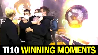 TI10 WINNING MOMENT & CEREMONY— Team SPIRIT the International 2021 Champion