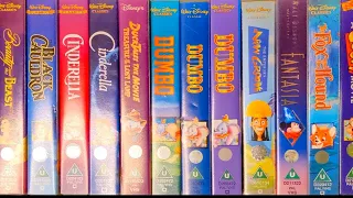 VHS Tape Count Complete Disney VHS Collection 📼📺🎥🎬