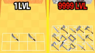 MAX LEVEL in Merge Weapons Game