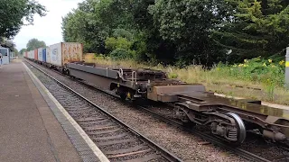 Felixstowe freight trains . . . 17 August 2021