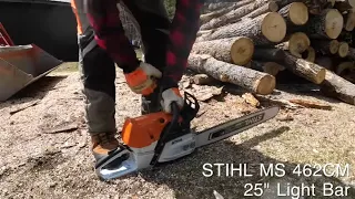 673 Eastonmade AXIS Wood Splitter. STIHL MS 261 462 Chainsaws. Sharp Chains BIG Chips. outdoors. 4K