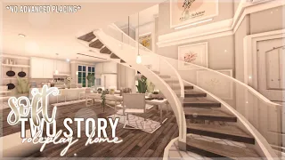 Bloxburg | Soft Two-Story Roleplay Home {NO ADVANCED PLACING} | Roblox | House Build