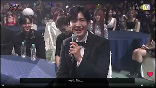 AAA2022 MC Leeteuk Ment with Junho, Siwon, Stray Kids, PENTAGON