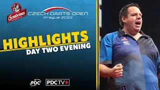 TEMPERS FLARE 👀 | Day Two Evening Highlights | 2022 Czech Darts Open