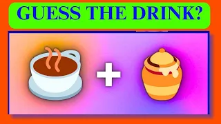 Can You Guess the Drink from the Emoji? | Fun Game: Guess the Drink Based on Emojis | Quizzer Nancy