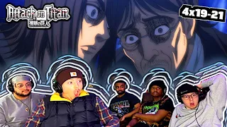 THIS CANT BE REAL...Non-Anime Fans React to ATTACK ON TITAN 4x19-21 for First Time | Tejidotcom