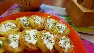 Кабачки с чесноком и сыром // ЭТО ВКУСНО !!! Самый ПРОСТОЙ рецепт