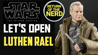 Hasbro The Black Series, Luthen Rael breaks free of the box! Action figure based on Andor Series