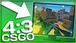 КАК ПОСТАВИТЬ 4:3 В КС ГО В 2023? | КАК УБРАТЬ ЧЕРНЫЕ ПОЛОСЫ В CS:GO