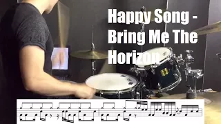 Happy Song Drum Tutorial - Bring Me The Horizon